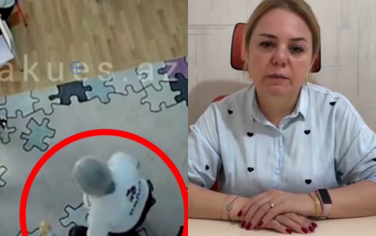 “Brain Academy”də 2 yaşlı autizm spektrli uşağa qarşı zorakılıq edən müəllim üzr istəyib